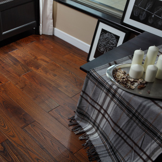 大自然地板刺槐实木地板 18mm 仿古系列 PU格